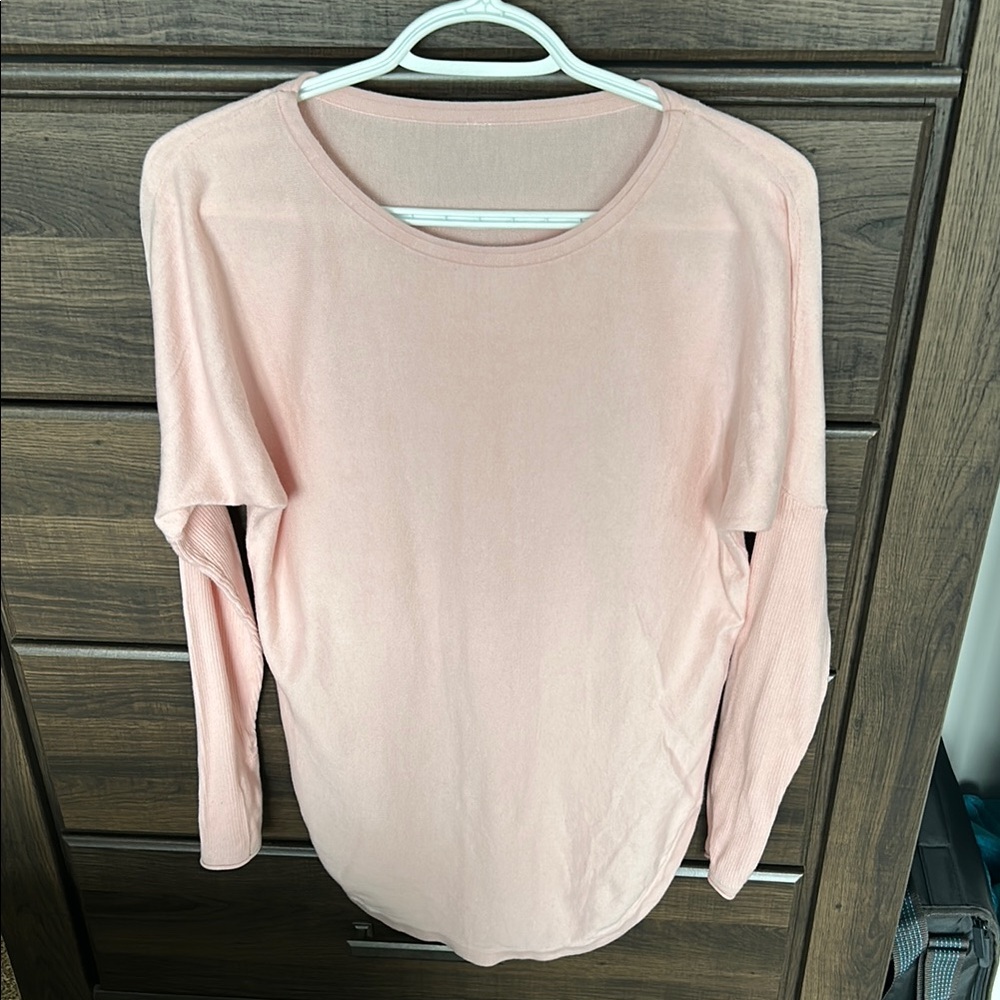 Women's Pink Long Sleeve Top